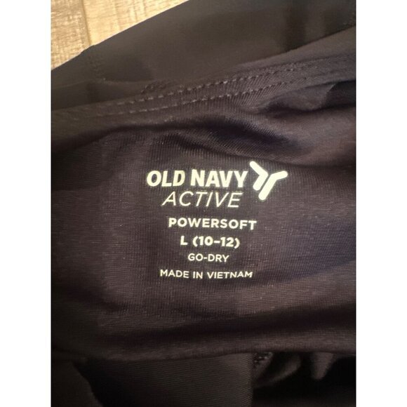 Old Navy Active Powersoft Black Romper With Pockets Girls L (10-12) Go-Dry Stre - Picture 5 of 6